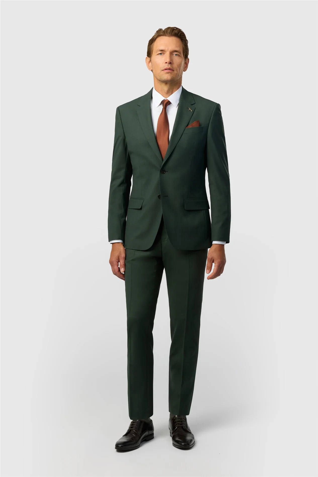 Ted Baker Slim Fit Forest Green Panama Jacket thumbnail 2