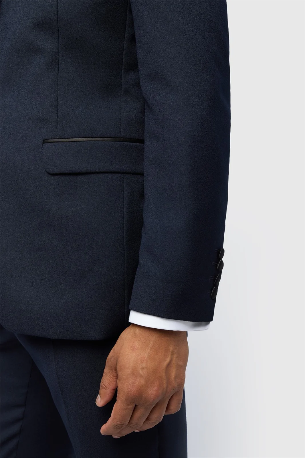 Ted Baker Slim Fit Galen Navy Jacket thumbnail 4