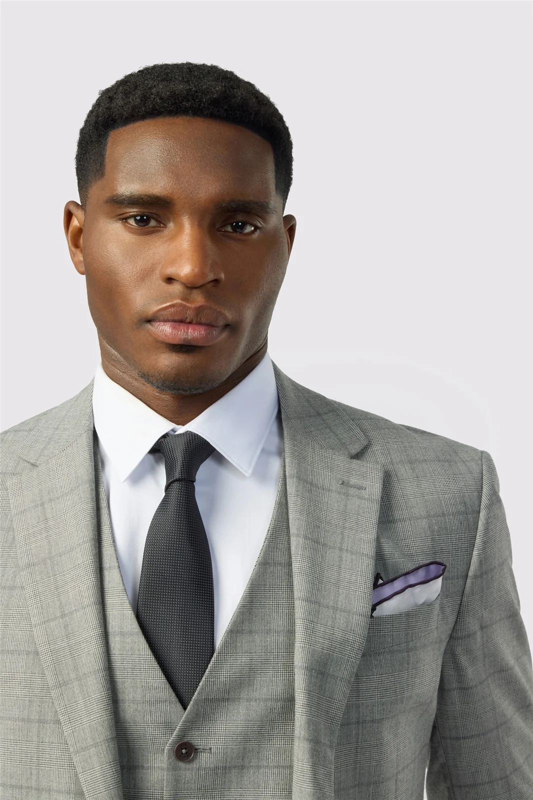 Ted Baker Slim Fit Grey Check Jacket thumbnail 5