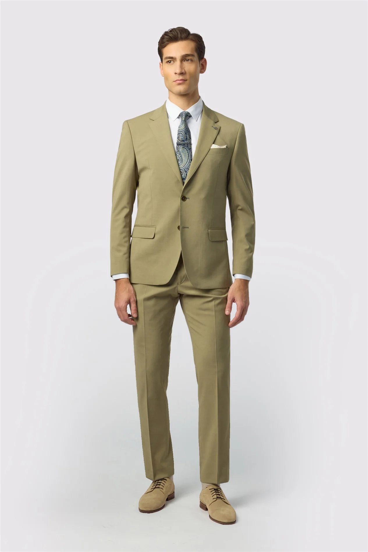 Ted Baker Slim Fit Olive Panama Jacket thumbnail 3