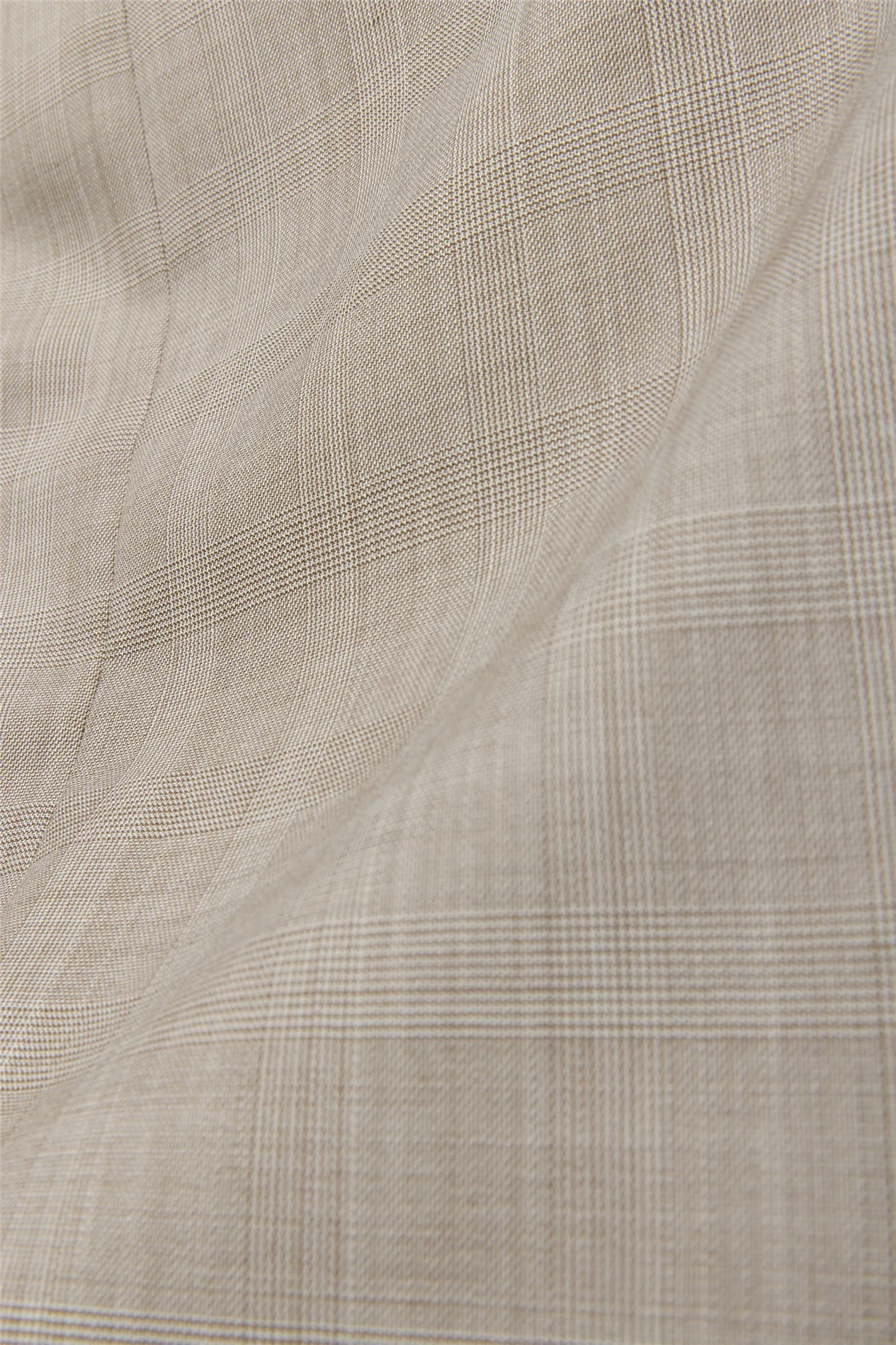Ted Baker Slim Fit Performance Donne Taupe Check Jacket thumbnail 6