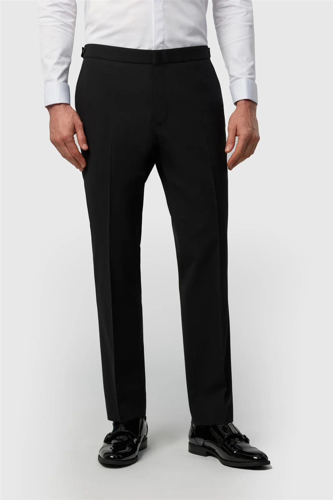 Ted Baker Slim Fit Performance Super Black Tuxedo Trousers