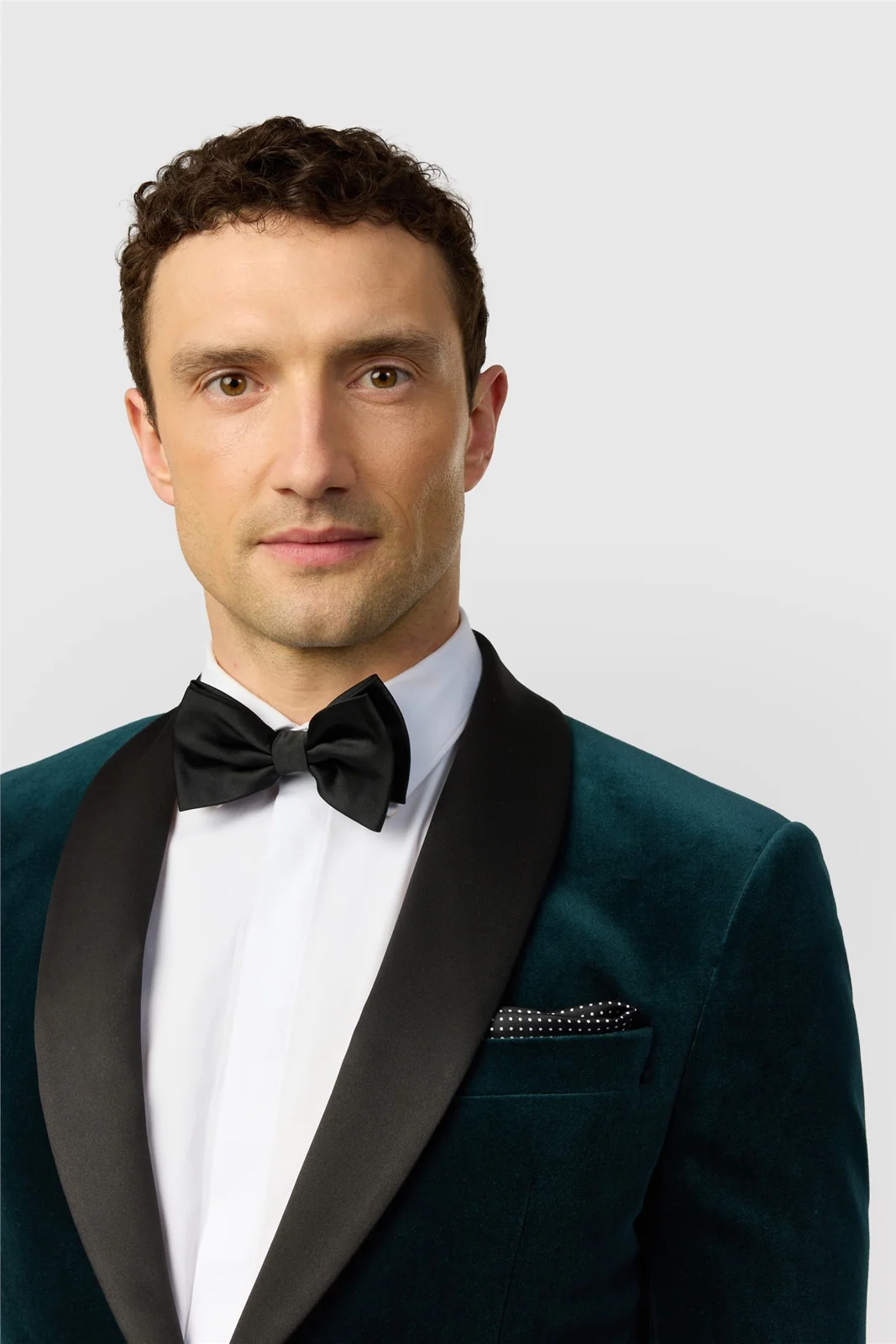 Ted Baker Slim Fit Smoke Teal Velvet Blazer thumbnail 5