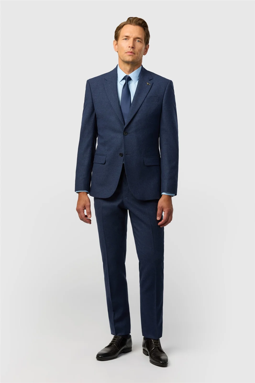 Ted Baker Tailored Fit Navy Texture Puppytooth Jacket thumbnail 2