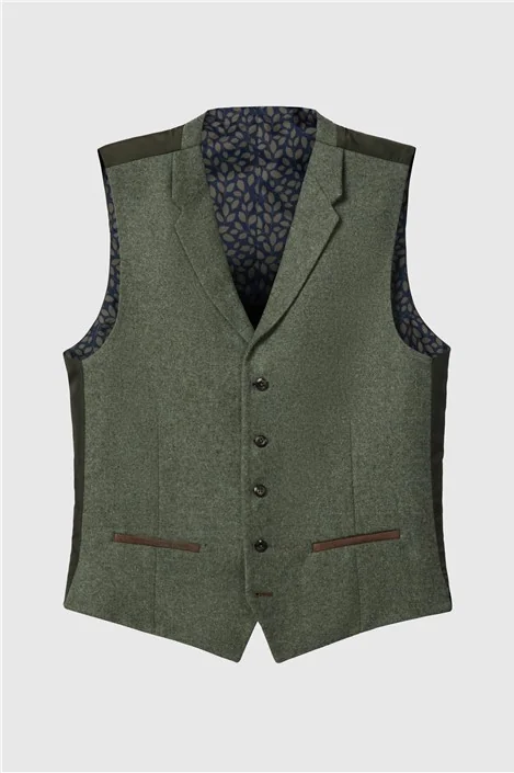 Ted Baker Tailored Fit Sage Donegal Waistcoat primary image