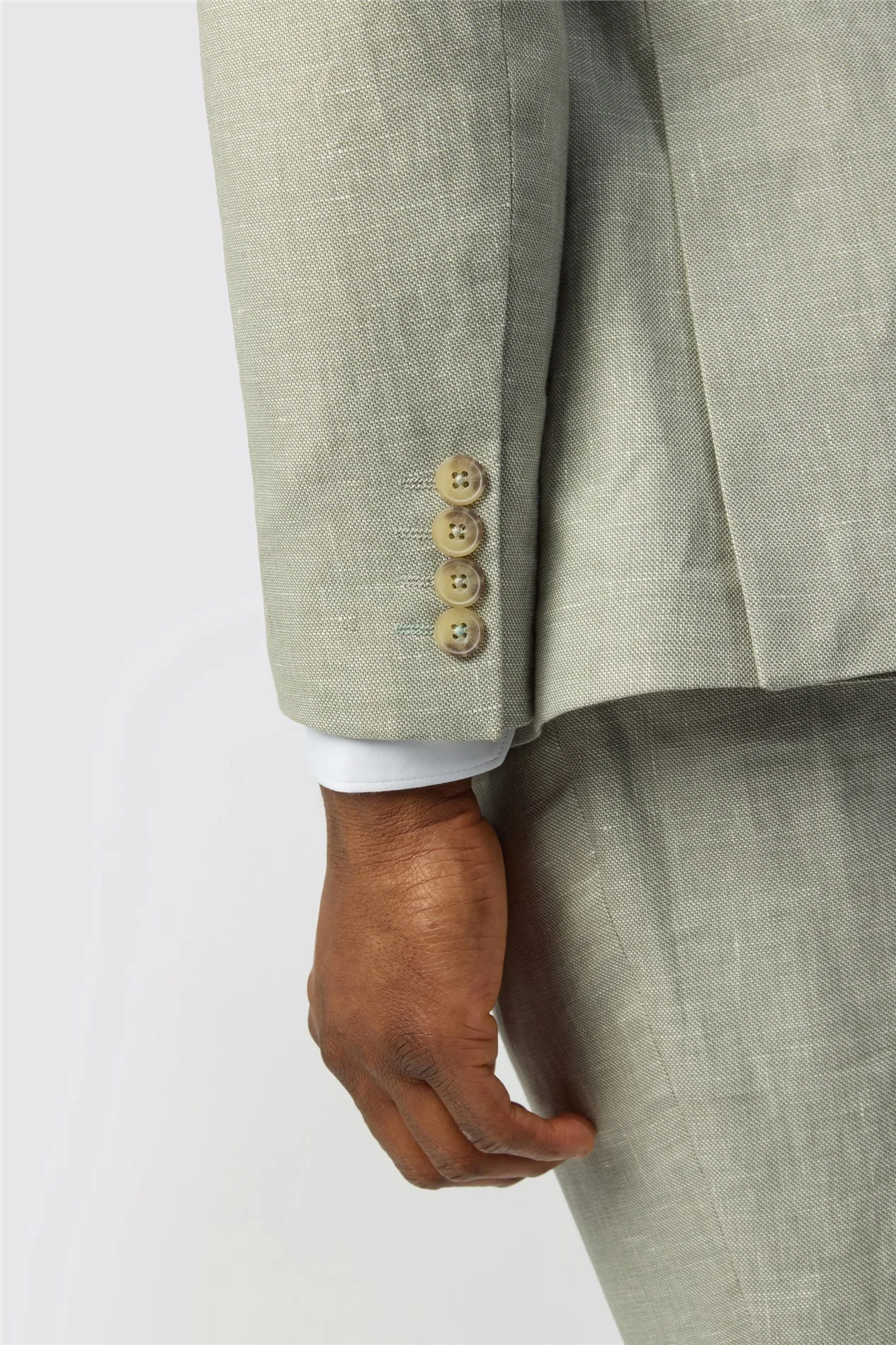Ted Baker Tailored Fit Sage Linen Cotton Jacket thumbnail 5