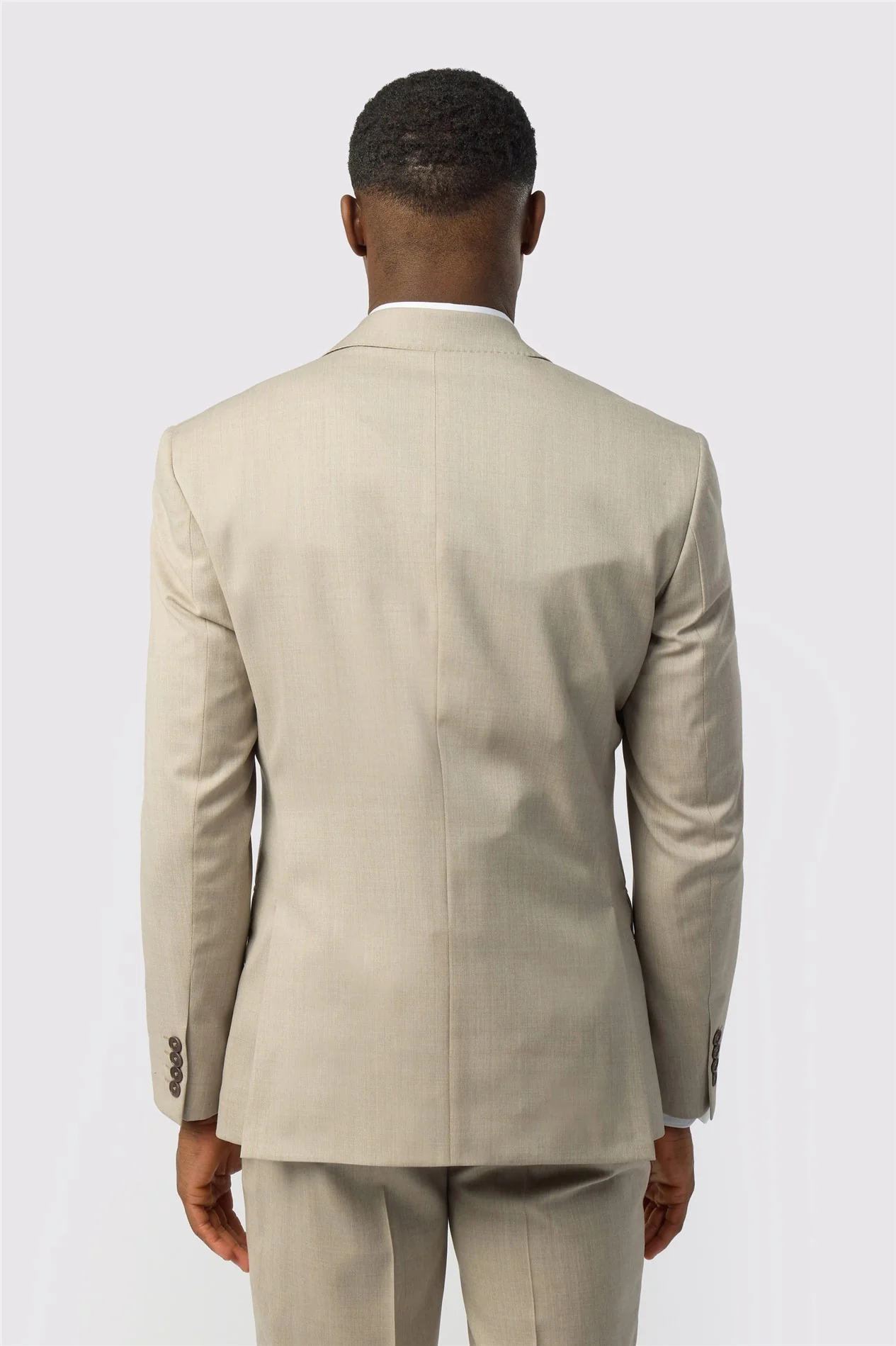 Ted Baker Tailored Fit Super 100s Taupe Twill Jacket thumbnail 4
