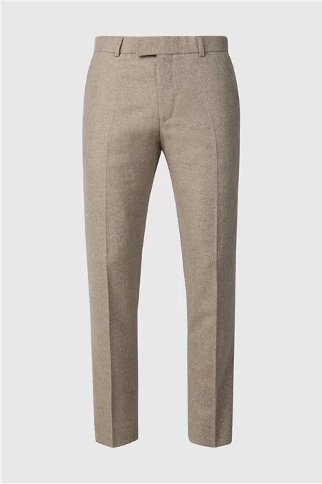 Ted Baker Tailored Fit Taupe Donegal Trouser primary image