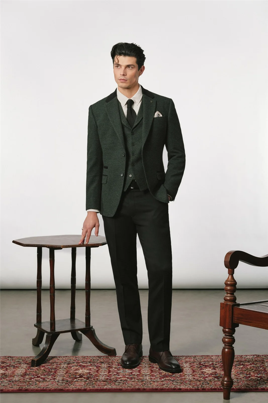 Ted Baker X The Gentlemen Chalmers Woodland Forest Heritage Blazer thumbnail 2