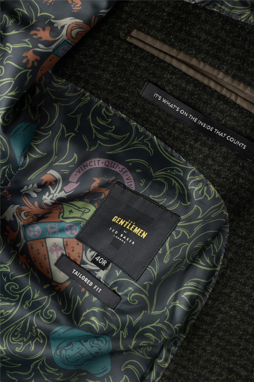 Ted Baker X The Gentlemen Chalmers Woodland Forest Heritage Blazer thumbnail 5