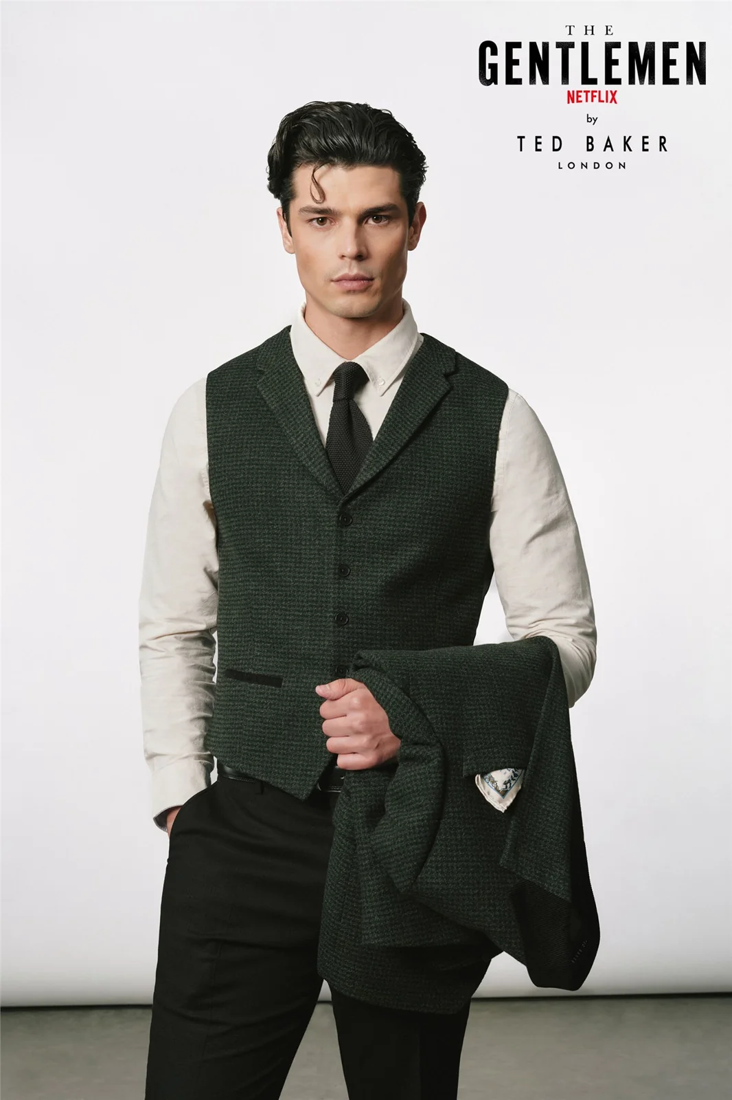 Ted Baker X The Gentlemen Chalmers Woodland Forest Heritage Waistcoat primary image
