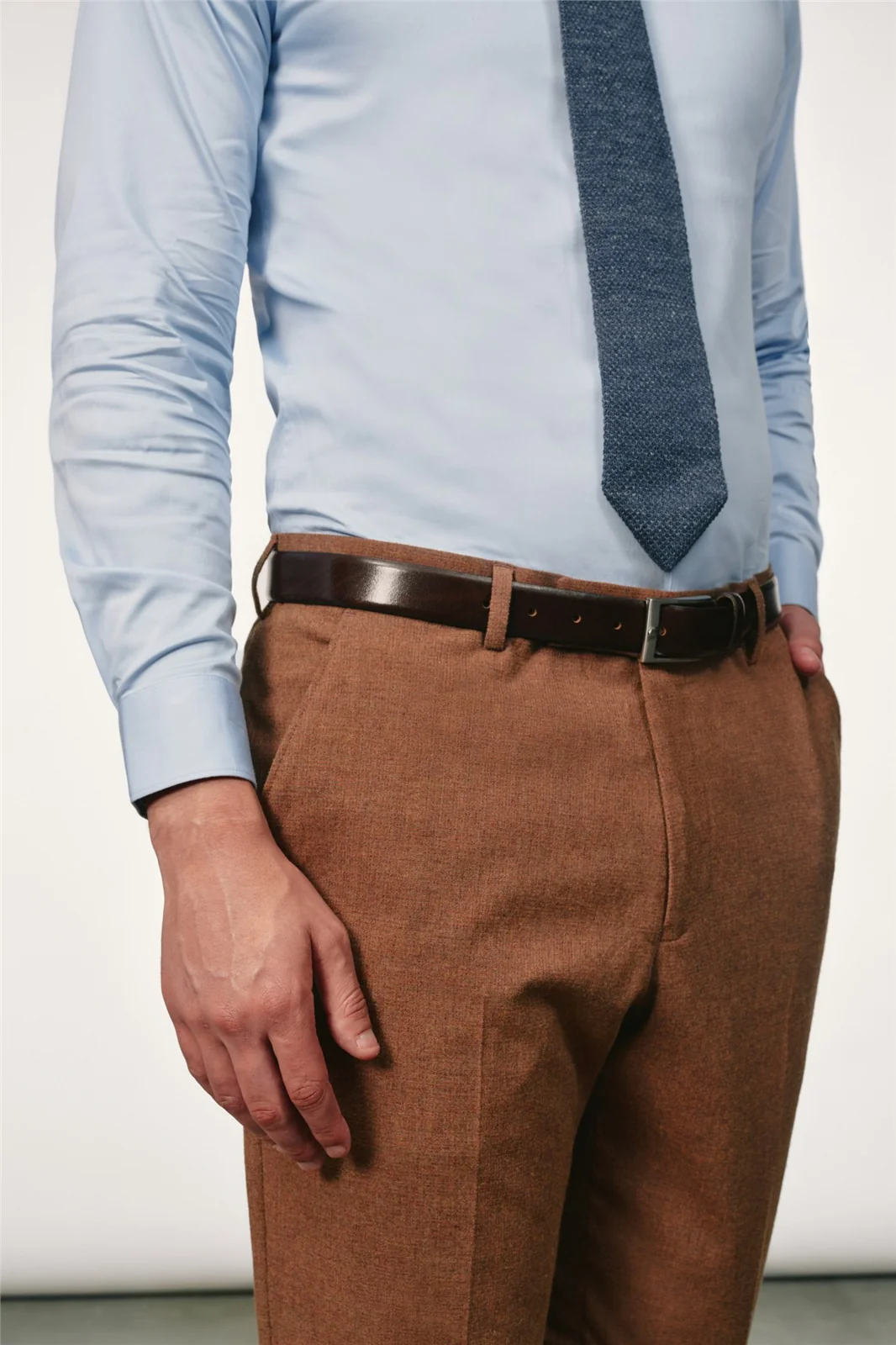 Ted Baker X The Gentlemen Duke Cognac Tweed Trouser thumbnail 2