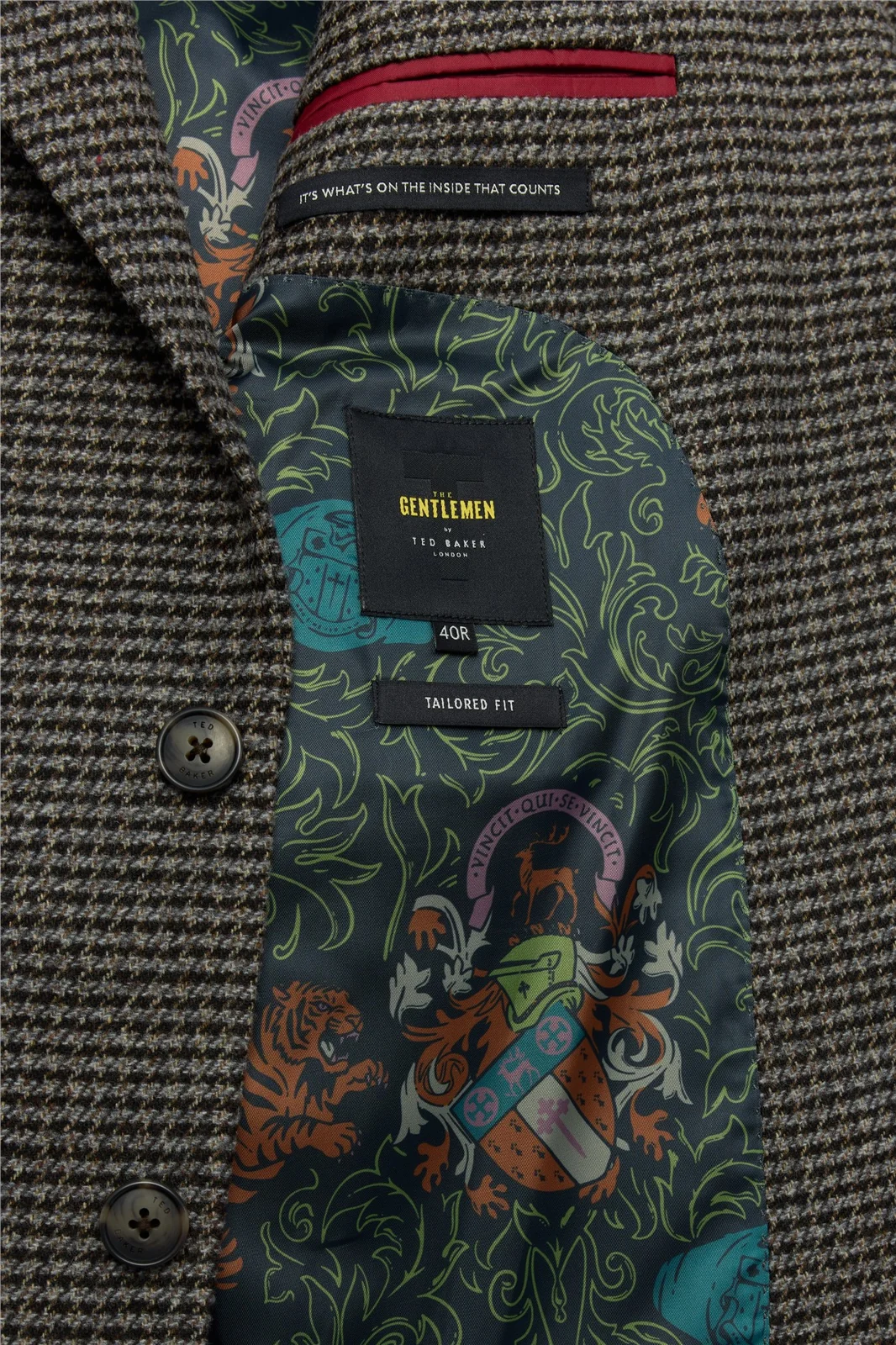 Ted Baker X The Gentlemen Halstead Mushroom Heritage Blazer thumbnail 6