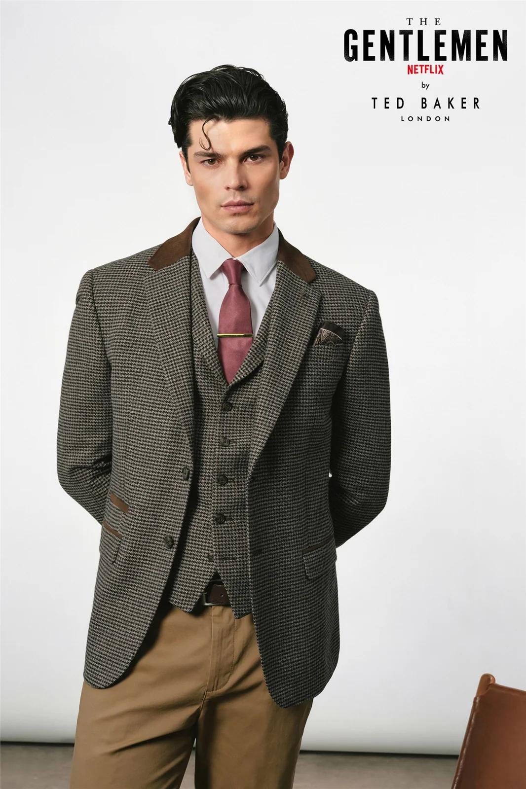 Ted Baker X The Gentlemen Halstead Mushroom Heritage Blazer primary image