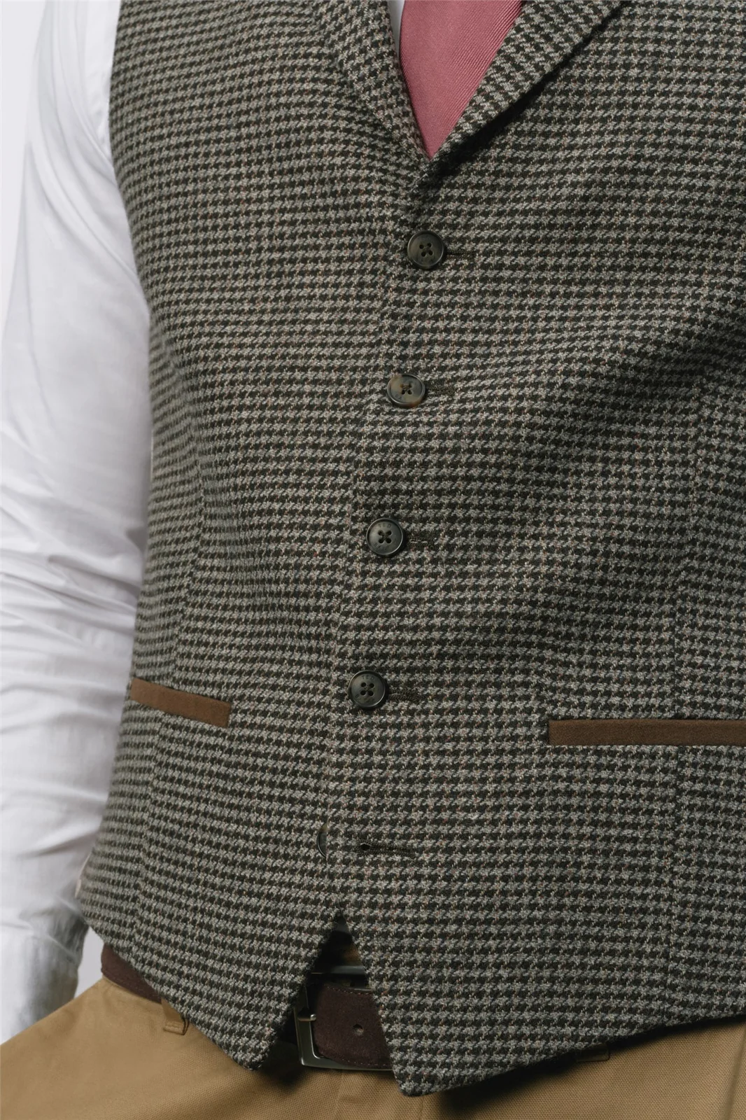 Ted Baker X The Gentlemen Halstead Mushroom Heritage Waistcoat thumbnail 2